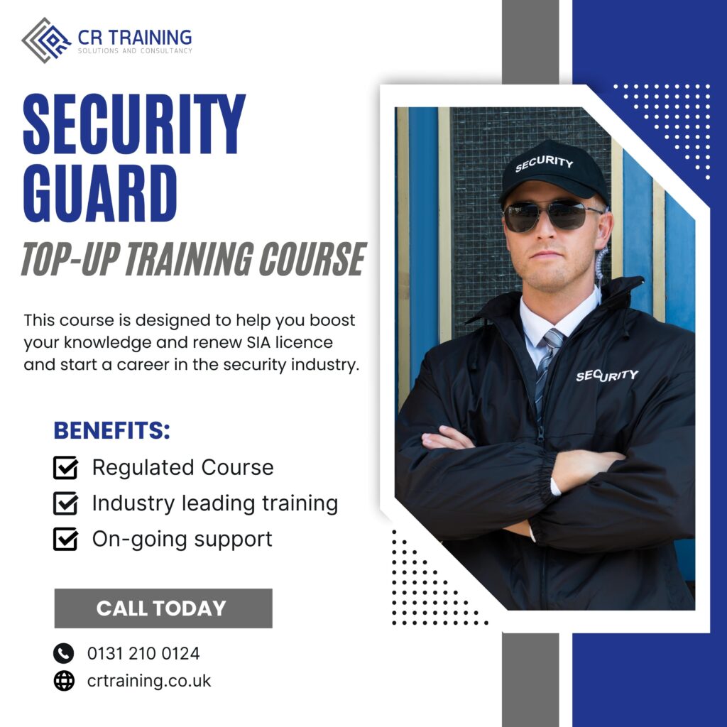 Sia Security Training Courses Edinburgh CR Training Solutions